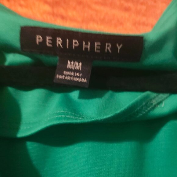 Periphery Green Dress - Picture 2 of 3